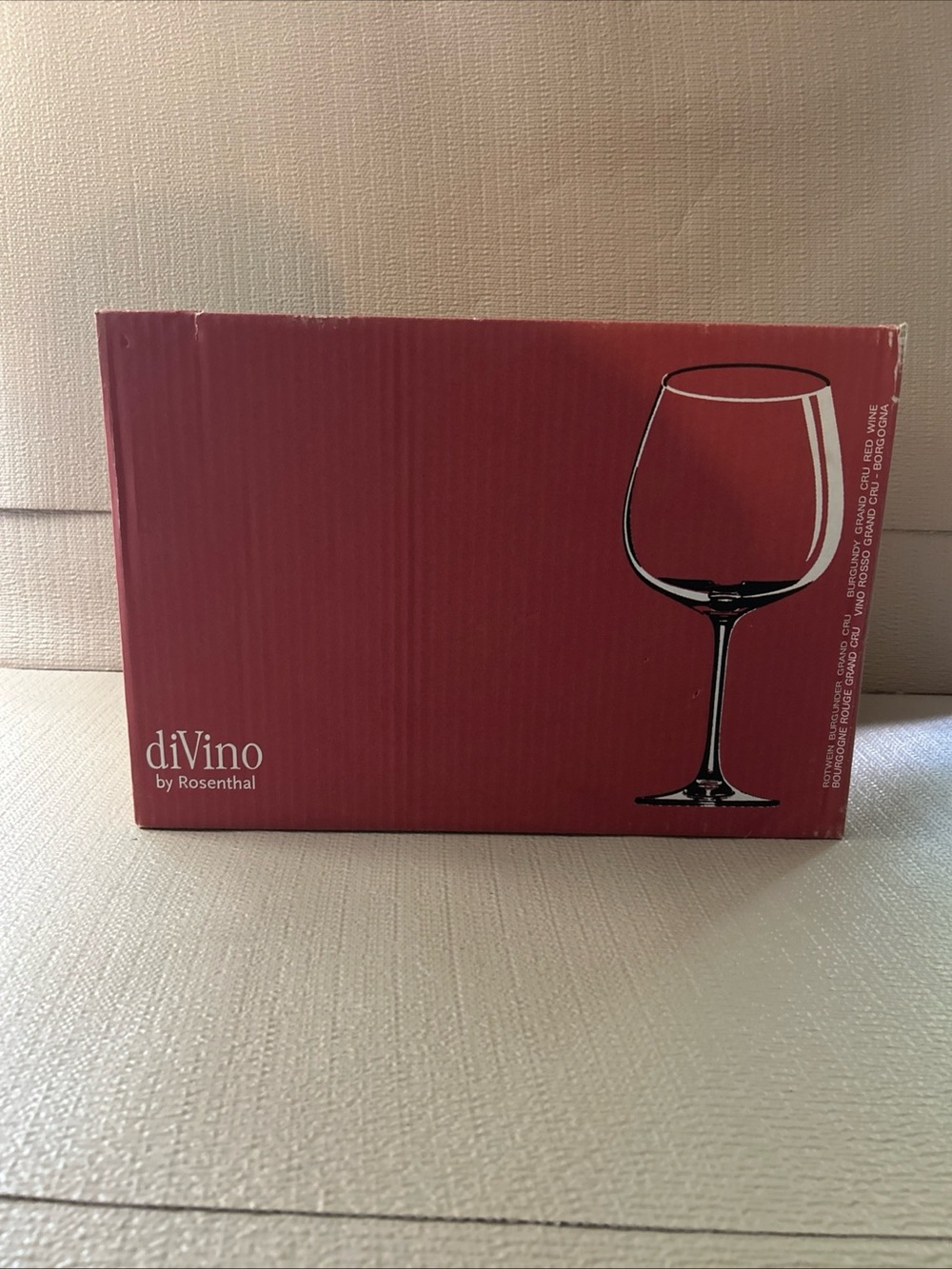 Rosenthal Red DiVino Wine Glasses